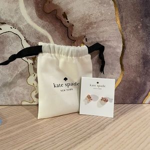 Kate Spade Sailors Knot Earrings Rose Gold